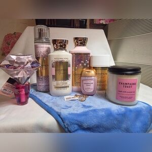 Bath & Body Champagne Toast 7 Piece Set
